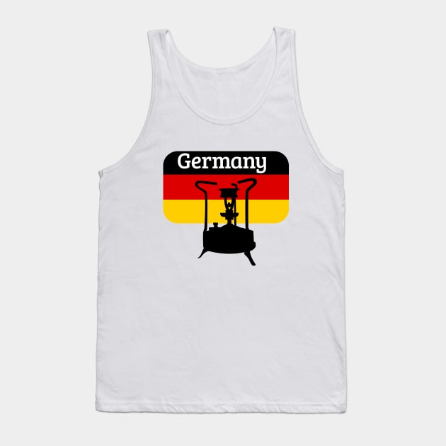 Pressure Stove with German Flag Tank Top by mailboxdisco